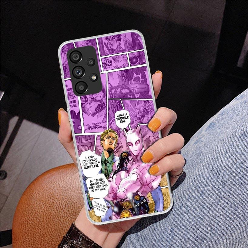 JoJo Bizarre Adventures Anime Phone Case For Samsung Galaxy A17 A16 A15 A14 A13 A57 A56 A55 A54 A53 A37 A36 A35 A34 A33 A26 A25