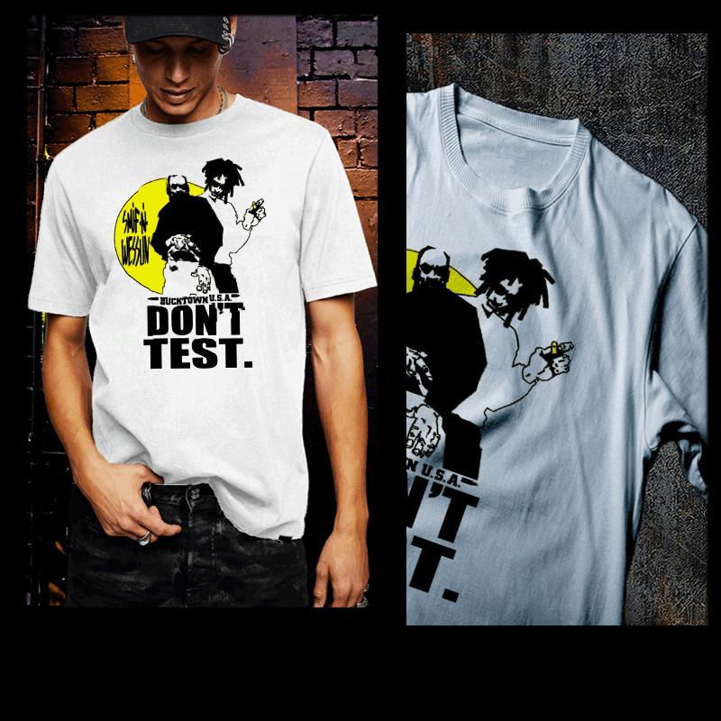 Hip Hop t-shirt Street Hustle NYC Brooklyn 90s New York rap legend white tee S