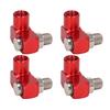 Industrial Air Fittings Red Rotatable 360 Degree Air Hose Connector 150 PSI 1/4in NPT Thread Lightweight for Grinder