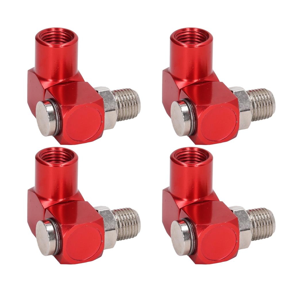 Industrial Air Fittings Red Rotatable 360 Degree Air Hose Connector 150 PSI 1/4in NPT Thread Lightweight for Grinder