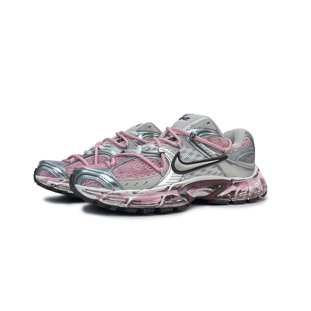 Nike V5 RNR Resistenti all'abrasione Traspiranti Basse Scarpe da Corsa Donna Argento Rosa HQ7901-102(Team477-)