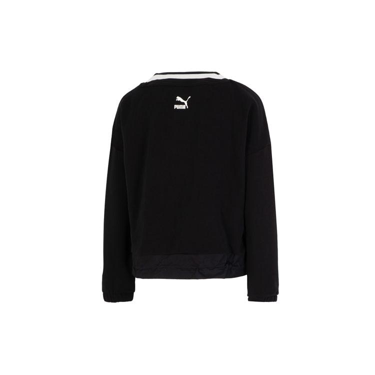 Puma Sweatshirts Women's Black V Neck Moderate Other 537524-01