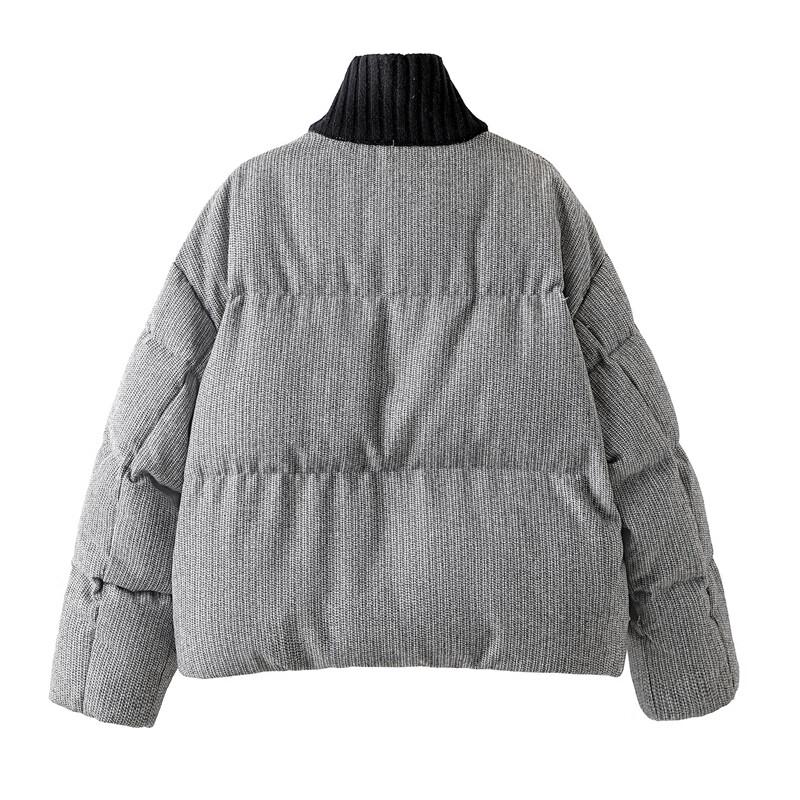 Sibaoshe Women's Contrast Patchwork Down Jacket