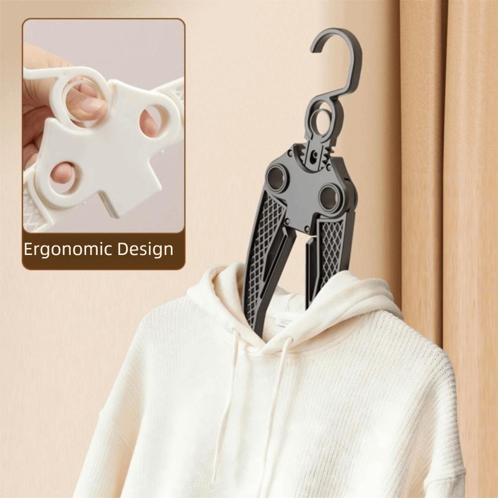 5 Pieces Retractable Portable Suit Hanger Wide Shoulder Coat Hangers Clothes Drying Rack  Suitcase