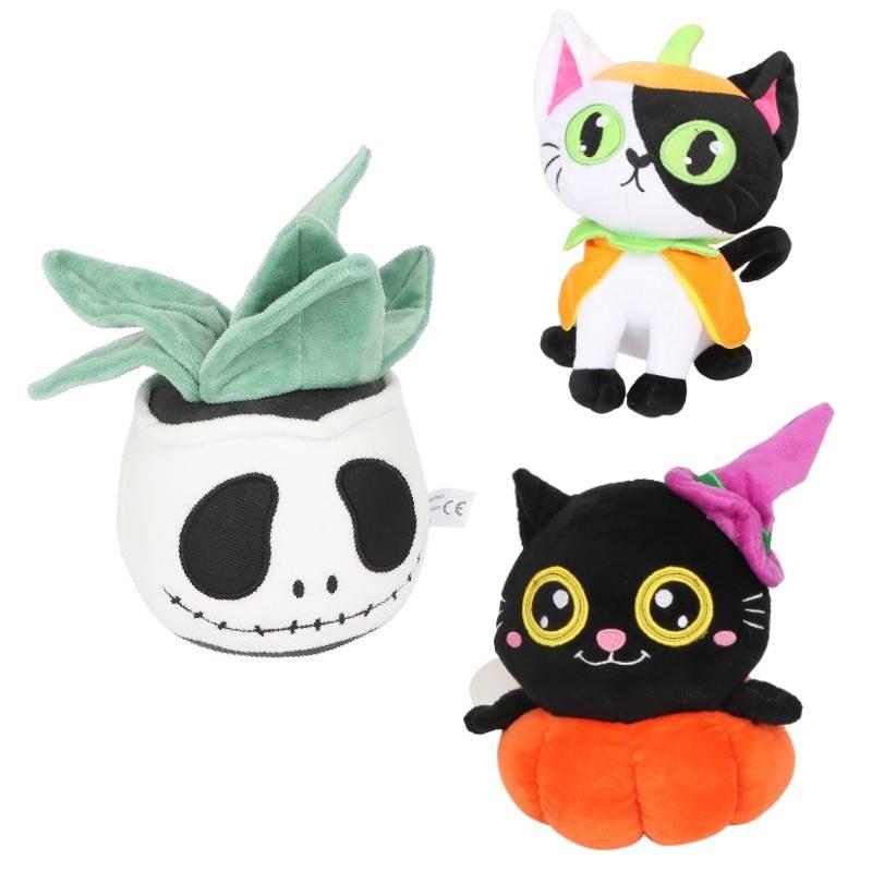 Cat Dark Series Plush Toy Cartoon Stuffed Doll Room Sofa Decoration Gift Kids