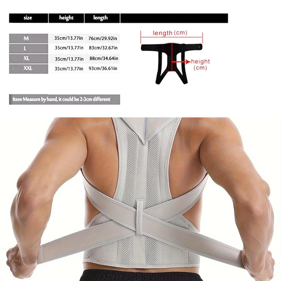 Adjustable Back Brace Posture Corrector For Women Men Lumbar Support Belt Improve Scoliosis Shoulder Support