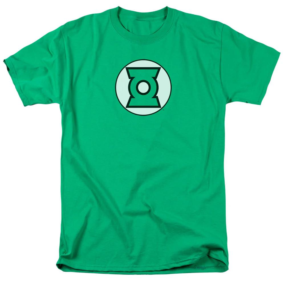 

Justice League Of America Green Lantern Logo Mens T Shirt Kelly Green Officially 4XL