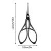 Nose Hair Scissors Mini Stainless Steel+Abs Round Head Beauty Trimmer Nose Hair Trimmer Portable Ergonomics Nose Hair Cutter