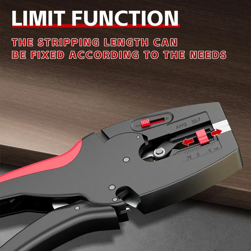 Automatic Wire Stripper Range 0.03-10mm Electrician Wire Tool Cable Wire Stripper Cutter Multifunctional Cable Cutting Pliers