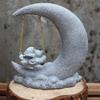 Pet Memorial Statue Dogs Cats TombstonesFigurine Resins Sculpture Garden Decors