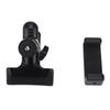 Clamp Design Headstock Phone Mount 360° Rotatable Guitar Clip Mount  For Viewing
