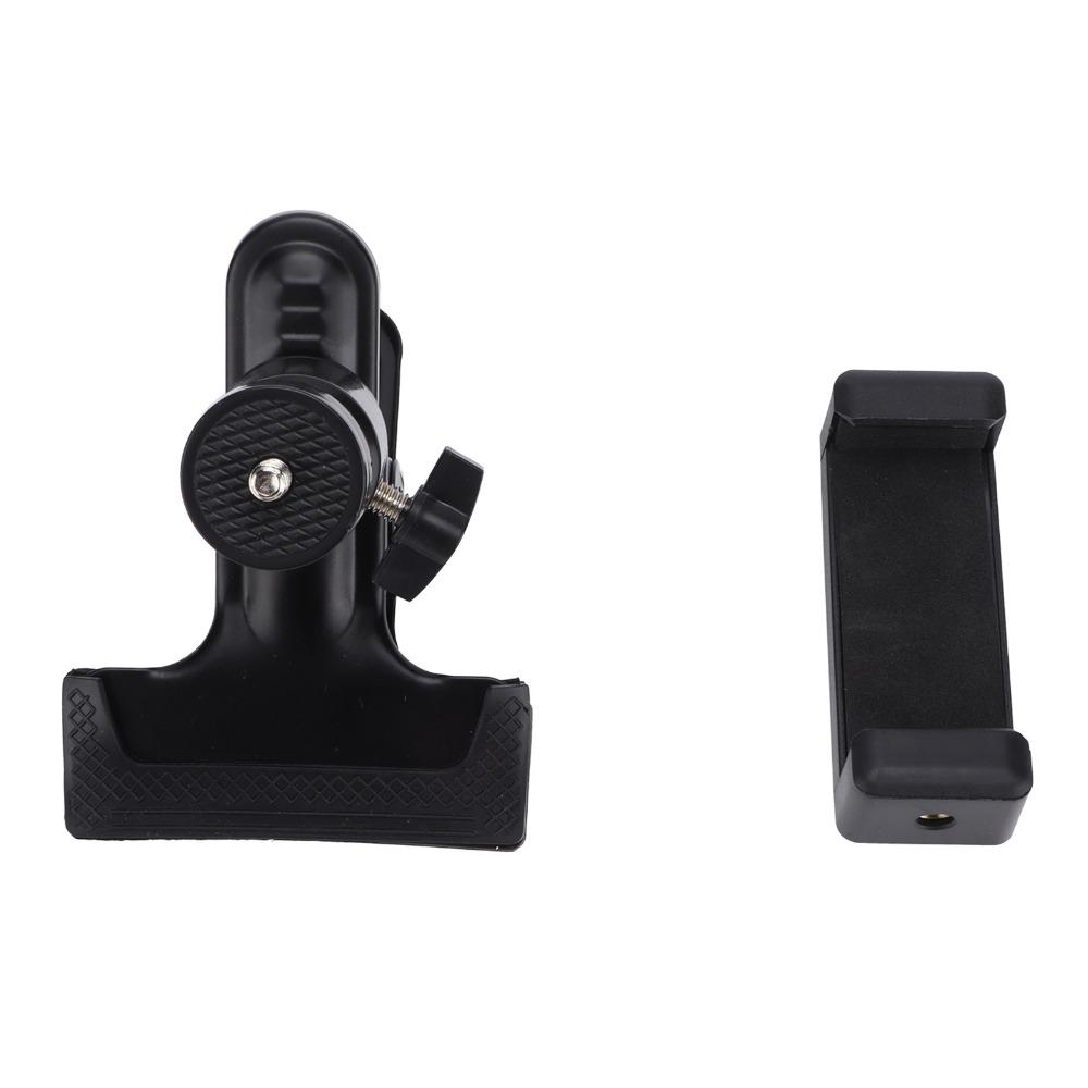 Clamp Design Headstock Phone Mount 360° Rotatable Guitar Clip Mount For Viewing