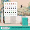 Feile Watercolor Sticky Notes & Bookmark Set: DIY Chinese Style Painting Kit for Kids