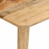 Solid Mango Wood Bench 160 x 40 x 45 cm