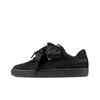 Suede Heart Artica Ribbon Trendy Low-Top Sneakers Unisex Sneakers Black 367029-02