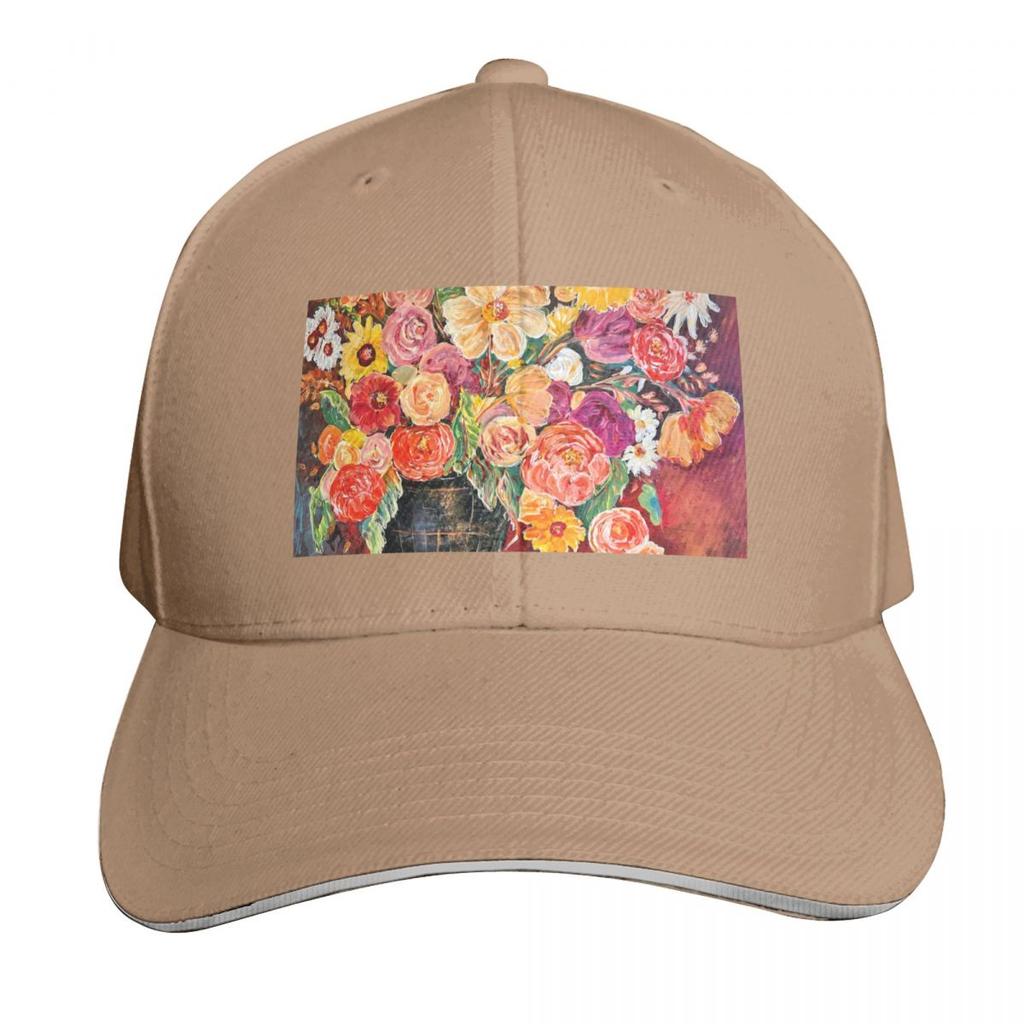 Velverty Flowers Baseball Cap Hood sailor cap for Unisex black Hat Luxury Brand Unisexs Womens