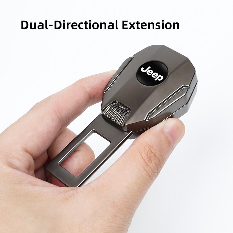 For Jeep Metal Car Seat Belt Clip Extension Plug Seatbelt Extender For Jeep Renegade Wagoneer Avenger Recon Wrangler JK Gladi