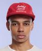 CREAM SODA LAB Quarter Ball Cap Red White