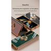 Luxury Plating Metal Ring Holder Phone Case For Samsung Galaxy Z Flip 5 4 / Z Fold 6 7 Flip7 Fold7 5G Silicone Back Cover Funda