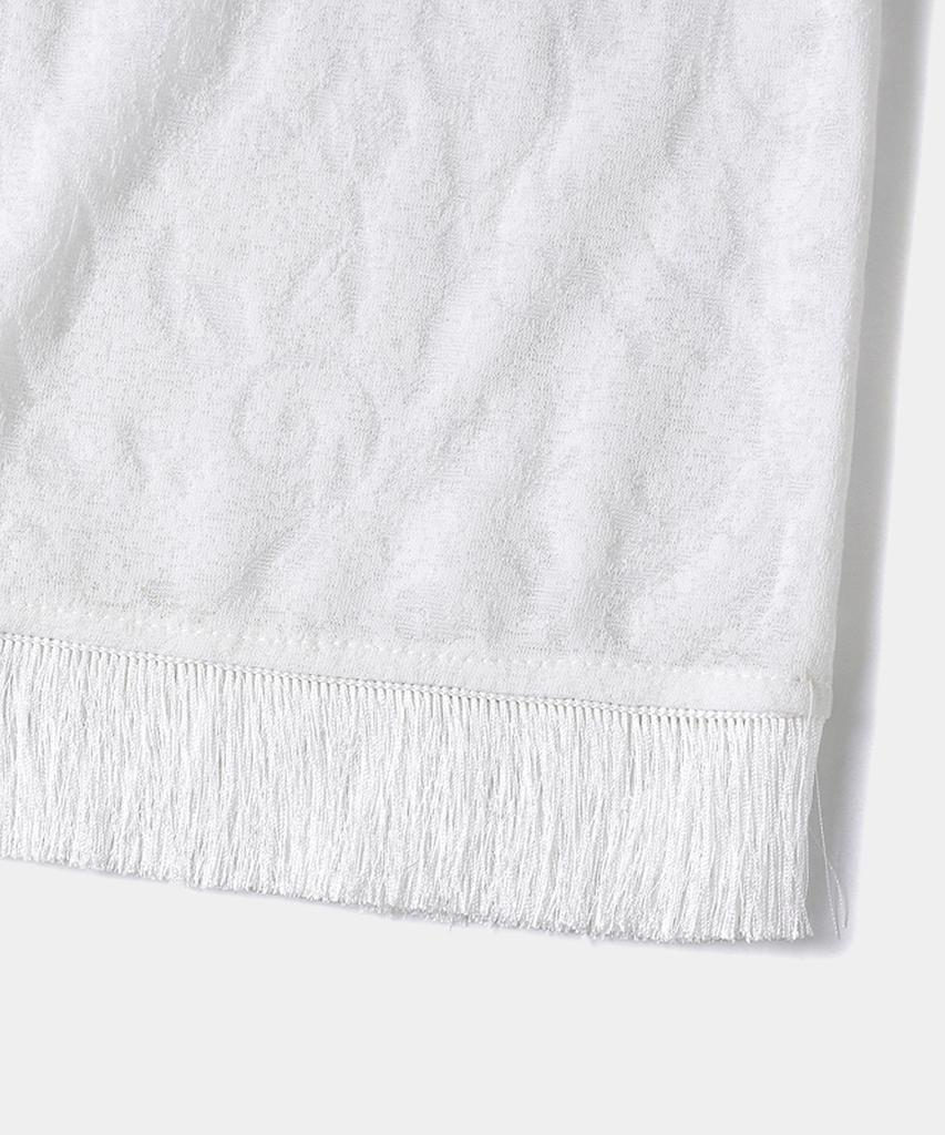 Lupeon Corsage Fringe Skirt / Corsage Fringe Skirt [White]