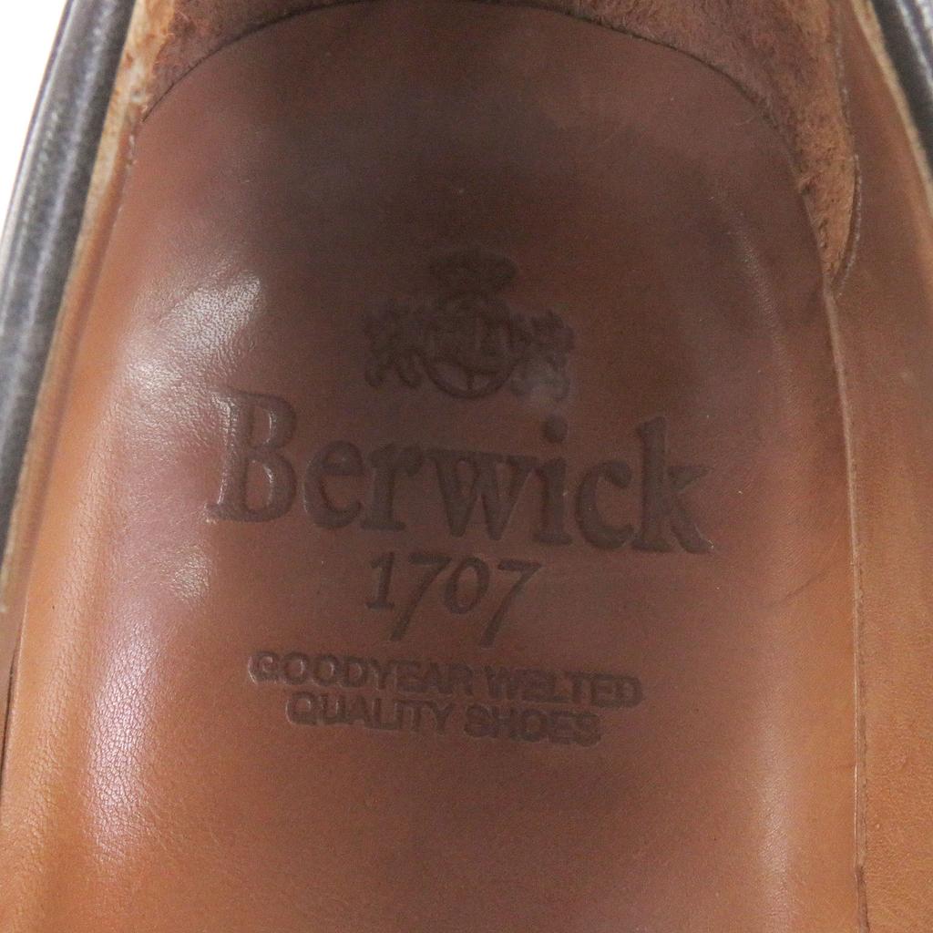 Great Berwick 1707 Loafers 5127 VELEBK Tassel Brown Leather Mens 6.5 Used