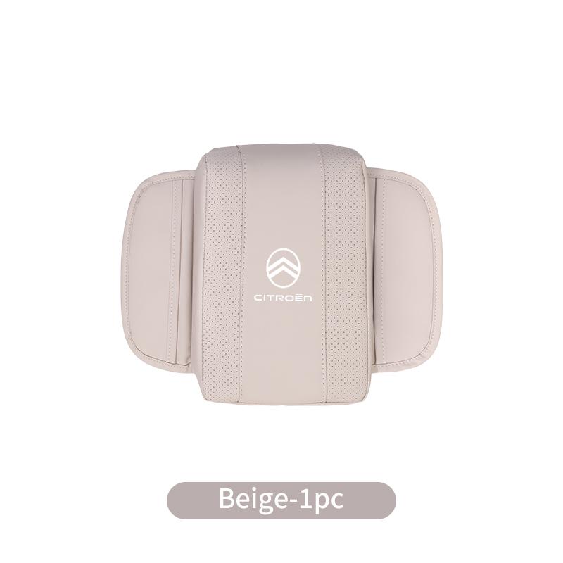 

Car Arm Rest Cushion Leather Center Console Box Cover Riser Pad Accessories For Citroen C4 C3 C5 C1 C2 C-Elysee Berlingo Picasso бежевый