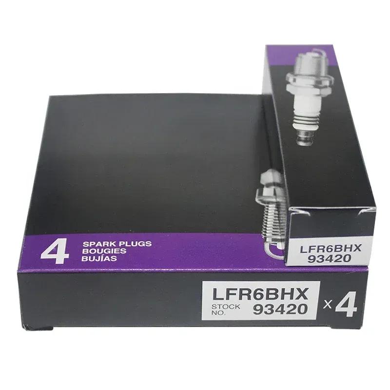 4/6PCS Ruthenium Spark Plug 93420 LFR6BHX for Volvo S60 V70 XC60 XC70 S40 V50 C30 Subaru Forester Legacy Outback WRX Mitsubishi