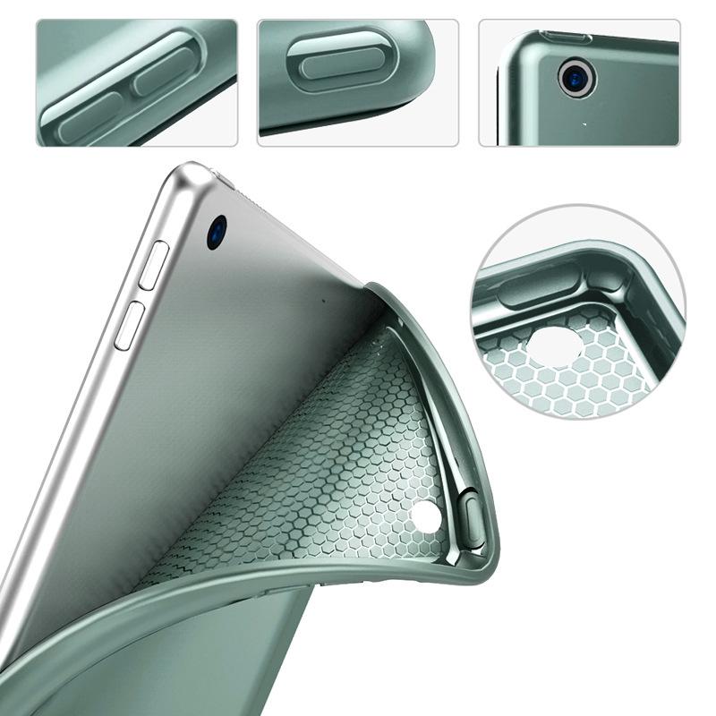 tablet covers & cases Arrival Fashionable Soft PU Silicone Cover with Pen Holder for iPad 10.2 9th Generation 2021 Tablet Covers & Cases