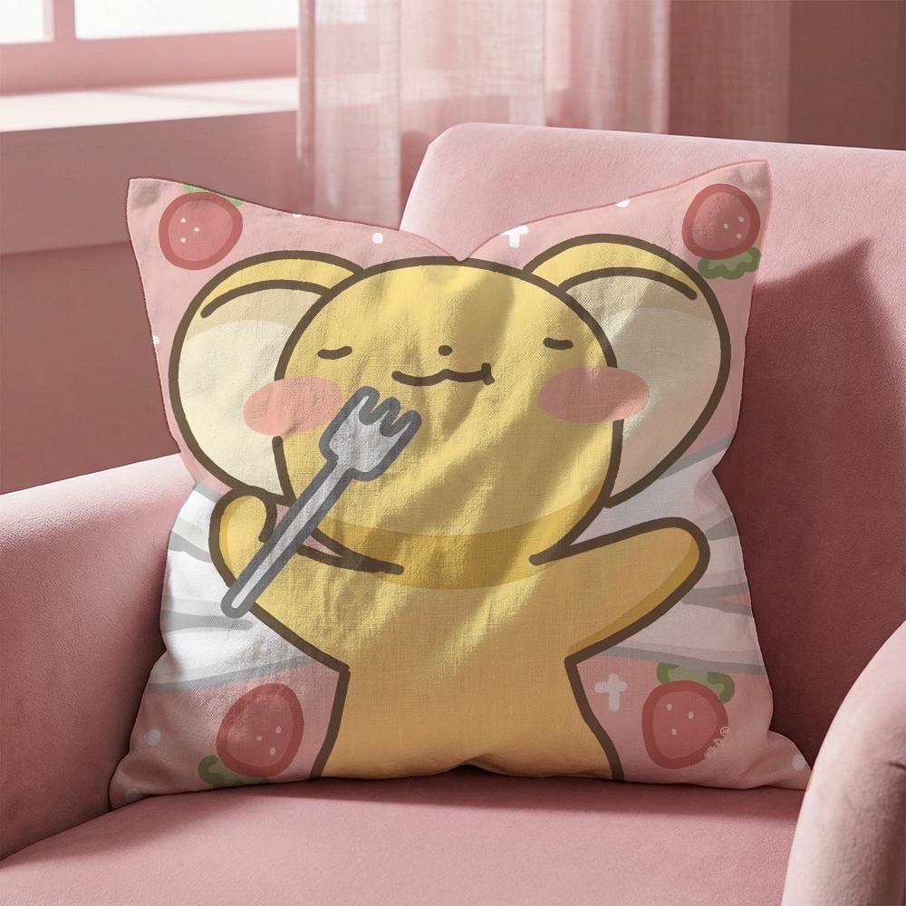 C-Cardcaptor Sakura ANIME Cushion Cover Multi-Scene Pillow Cover for Home & Car - Reversible, Soft & Durable for Daily Use