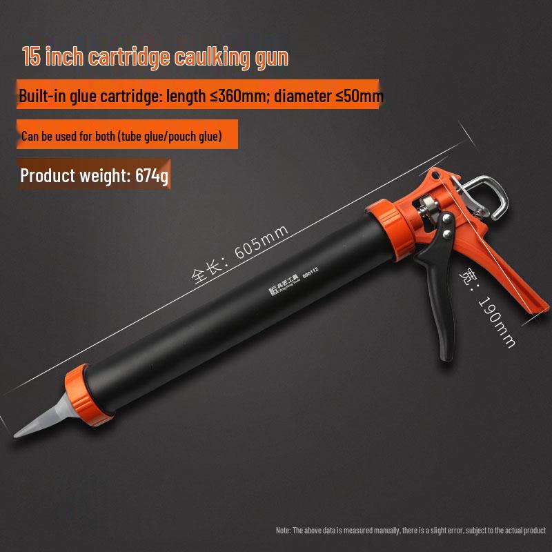 Glass Glue Gun - Silicone Caulking and Sealant Tool for Home Use
