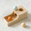 Wooden Box Toy For Babies 3 Balls That Can Be Sorted And Stacked, Colorful Learning Educational Toy, Gift For Toddlers, Preschool Girls And Boys