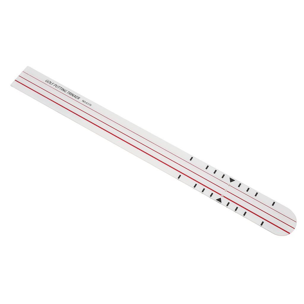 Golf Putting Mat Acrylic Accurate Scale Line Portable Double Sided Straight Putter Training Tool