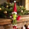 Holiday Decorative Soft Furnishings Christmas Plush Gnome, Long Leg Faceless Scandinavian Santa Doll, Swedish Tomte Xmas Party Tabletop Centerpieces
