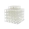 3D Printed Fish Shrimp Hideout Shelter Hollow Out Plastic Aquarium Cave Shelter Grid Multi-level Natural Look Betta Habitat
