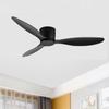 IRALAN Modern Ceiling Fan Without Lights DC Motor 6 Speeds Timing Fans 20CM Low Floor Loft Remote Control Lux&vitae Fan