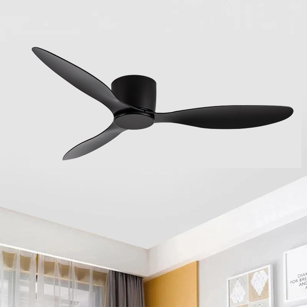 IRALAN Modern Ceiling Fan Without Lights DC Motor 6 Speeds Timing Fans 20CM Low Floor Loft Remote Control Lux&vitae Fan