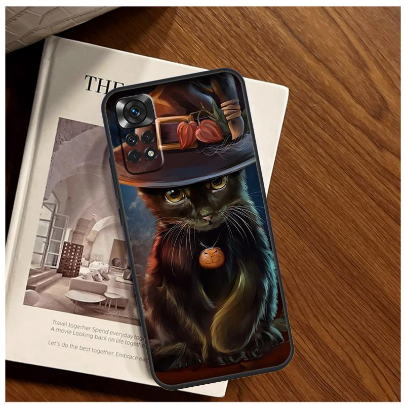 

Witch Cat Case For Xiaomi Redmi Note 13 14 9 10 11 12 15 Pro Plus Cover For Redmi 15 C 14C 10C 12C 13C Redmi Note 15 5G