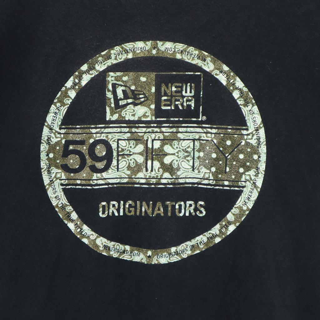 New Era Short Sleeve T-shirt L Black Men's Used