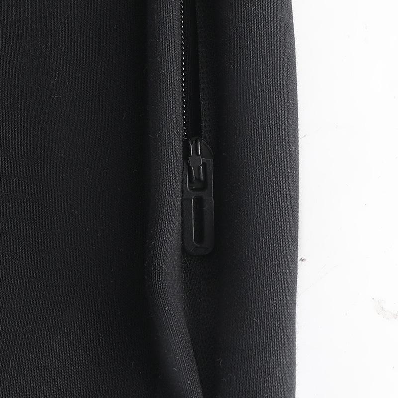 Li Ning Badminton-Serie Bequeme Fleece-Sporthose aus warmem Baumwoll-Polyester-Strick, Unisex, YZMB13-2