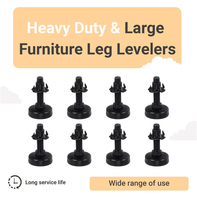 Good-Furniture Levelers Heavy Duty Furniture Leveling Feet Adjustable Leg Levelers For Cabinets Tables Chairs Raiser