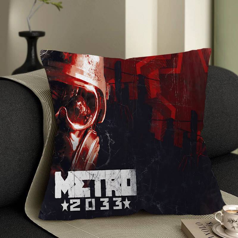 Gaming Metro 2033 45*45Cm Cushion Cover Pillow Cover Decor Pillowcase Home Pillowcase For Couch Pillow