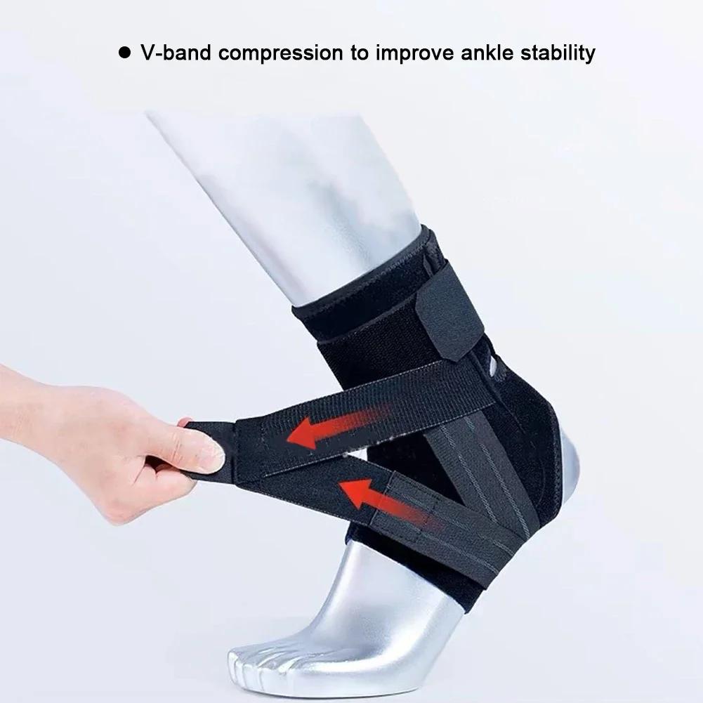 Adjustable Sports Ankle Brace for Women Men Compression Ankle Wrap Support Soft Elastic Breathable Brace Protector Ankle Guard