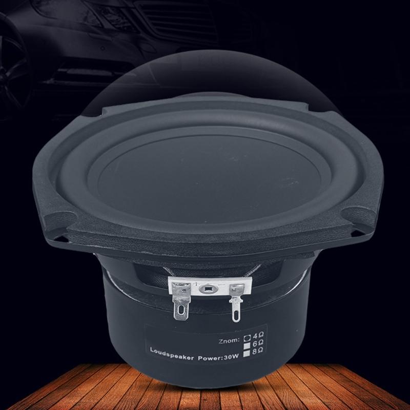 5.25Inch 4Ohm Subwoofer Hifi Speaker Component Metal Horn for Deep Bass and Immersive Sound Experience Accessory