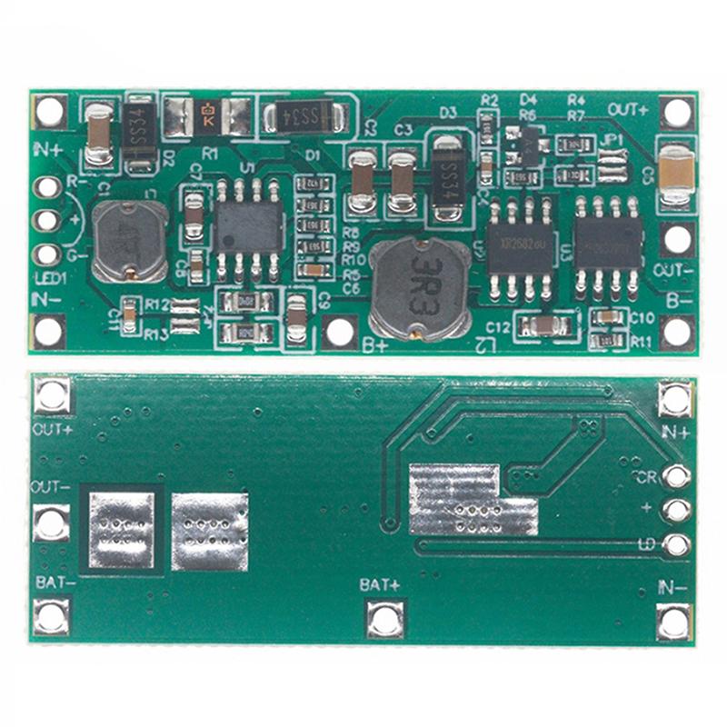 

DC 9V 12V Підвищувальний модуль заряджання для літієвої батареї 18650 Захист перетворювача напруги A