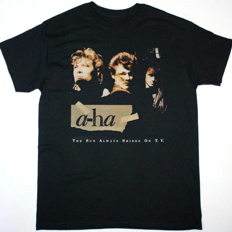 A-HA THE SUN ALWAYS SHINES ON TV T-Shirt Cotton Black Men S to 5XL Unisex T-Shirt M