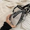 New Stone Pattern Women's Bag Handbags Large Capacity Crossbody Shell Bag With Snake Hardware Top-handle Shell Bag