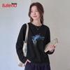 Baleno Women's Pure Cotton Long Sleeve Graphic T-Shirt
