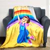 Customiz Name Personality Ms. Rachel Blanket Soft &Warm Sofa Office Bed Travel Lunch Break Blanket, Gift Suitable All Seasons