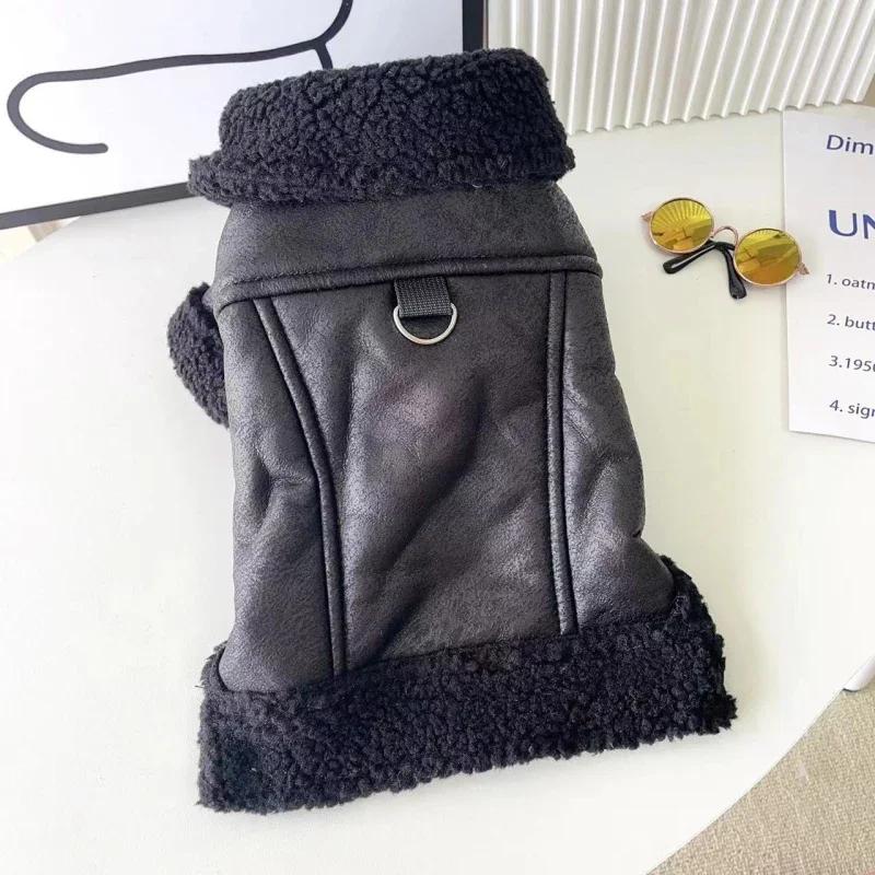 

Winter Dog Jacket Coat Pomeranian Poodle Bichon Frise Schnauzer Welsh Corgi Dog Clothing Costume Warm Pet Clothes Outfit Garment S чорний