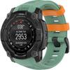 Sport Band Compatible with Garmin Instinct 3 45mm/50mm SOLAR/AMOLED Soft Silicone Adjustable Watch Band Replacement Strap Bracelet Wristband